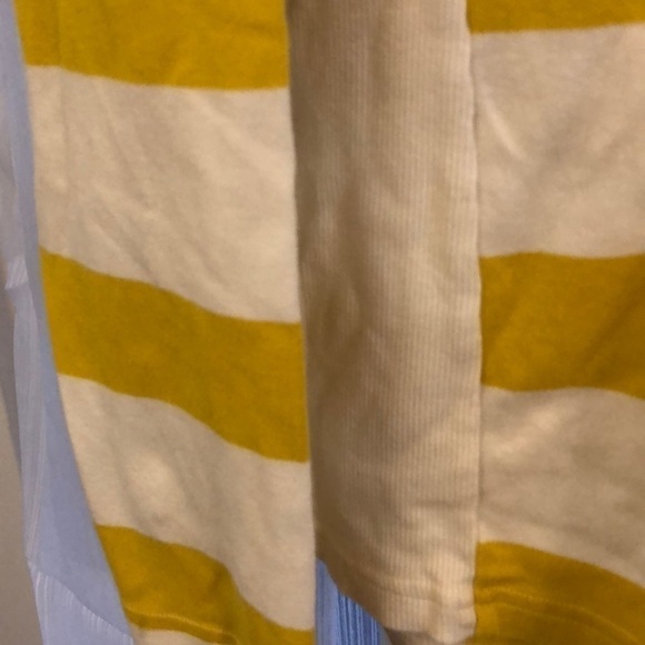 TOMMY Hilfiger XL Yellow and cream henley. Cute - Picture 5 of 7